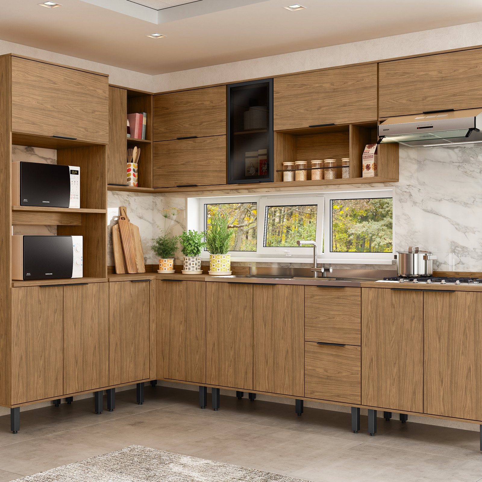 _0000_MX - Fundo - Toscana - Cozinha 1 - 4 - Freijo - Freijo