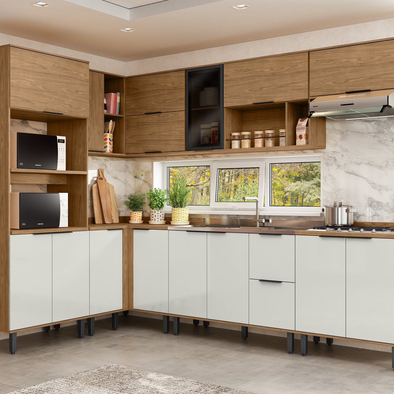 _0000_MX - Fundo - Toscana - Cozinha 1 - 4 - Freijo - OffWhite