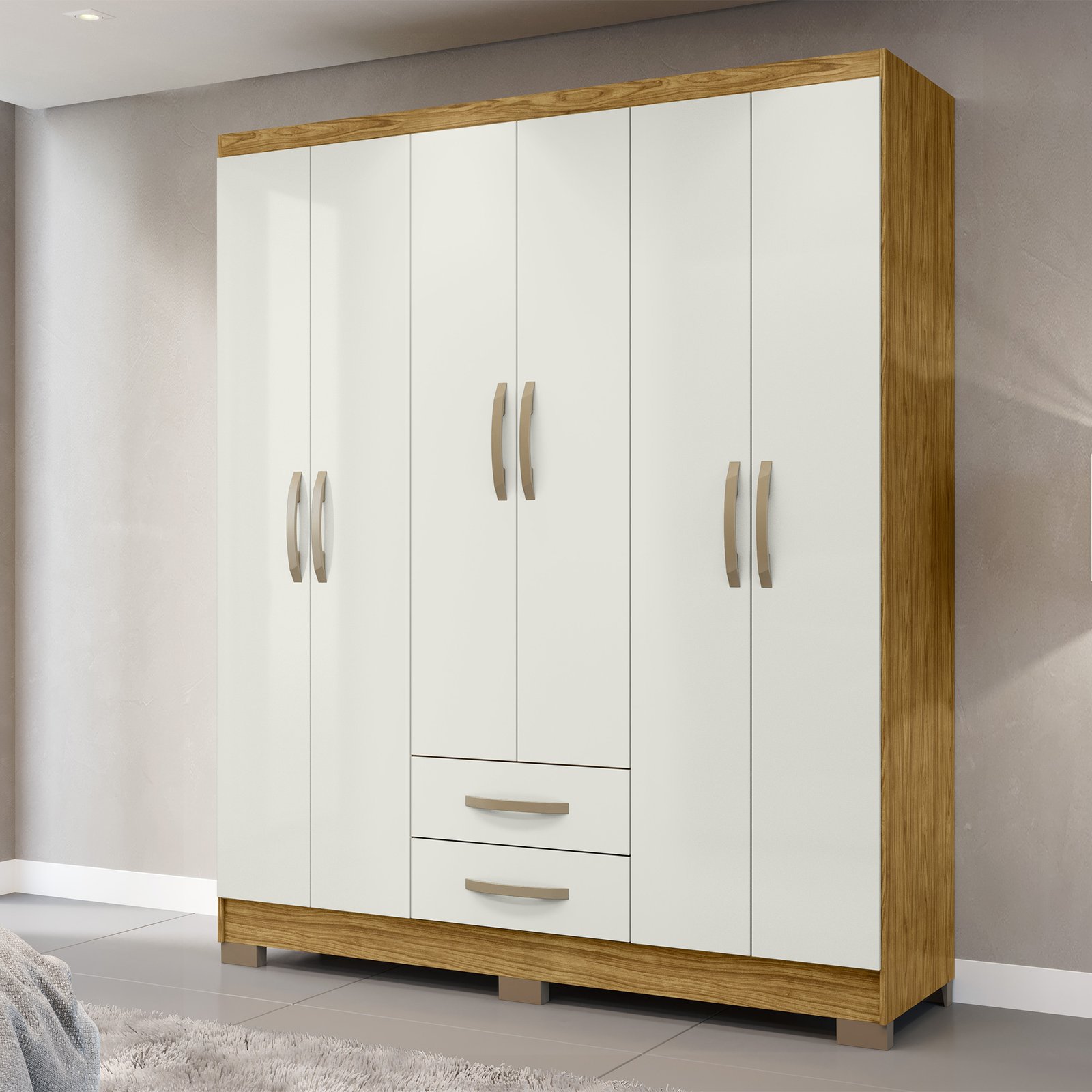 2000_0001_MX Moveis - Ambiente - Roupeiro Santiago 6 Portas - Marrocos+OffWhite+Total (1)