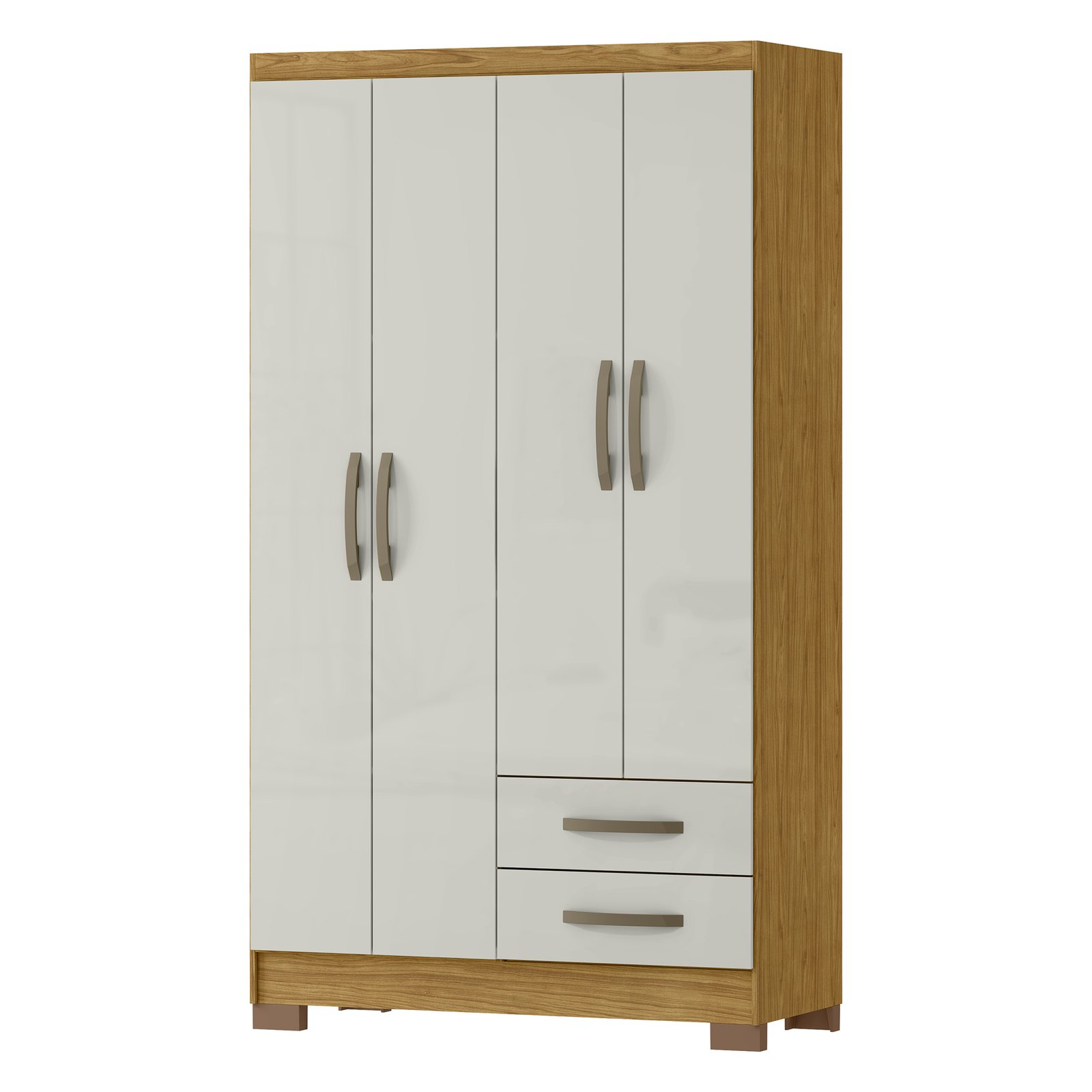 2000_0001_MX Moveis - Fundo Externo - Roupeiro Santiago 4 Portas - Marrocos+OffWhite Total