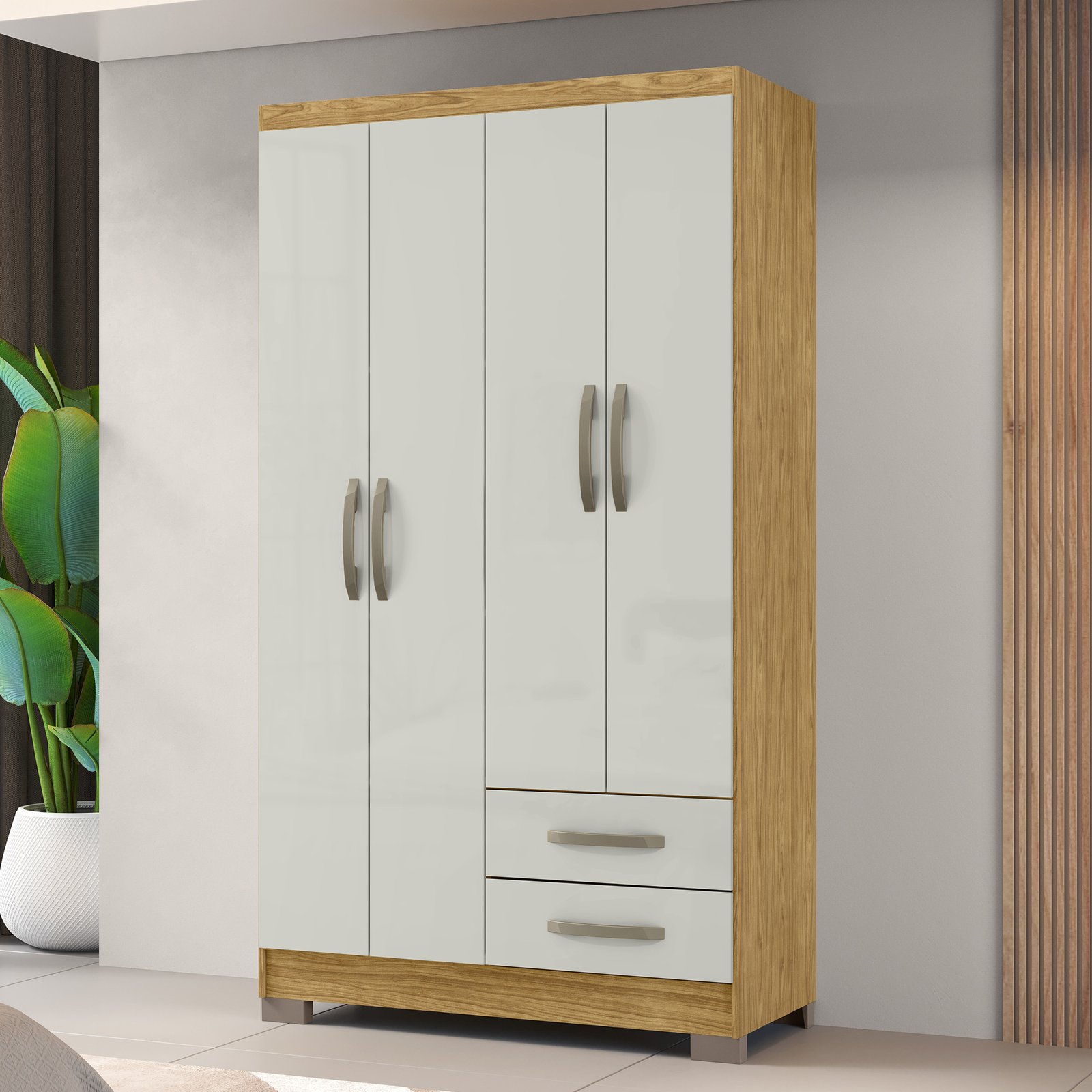 2000_0002_MX Moveis - Ambiente - Roupeiro Santiago 4 Portas - Marrocos+OffWhite - Total (1)