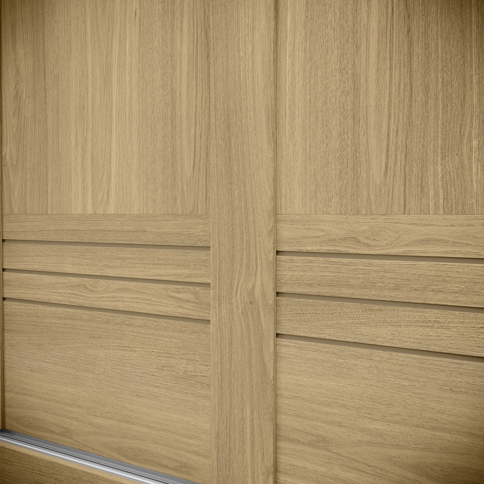 MX - Diferenciais - Detalhe Usinado - Roupeiro Tripoli - Castanho+Castanho