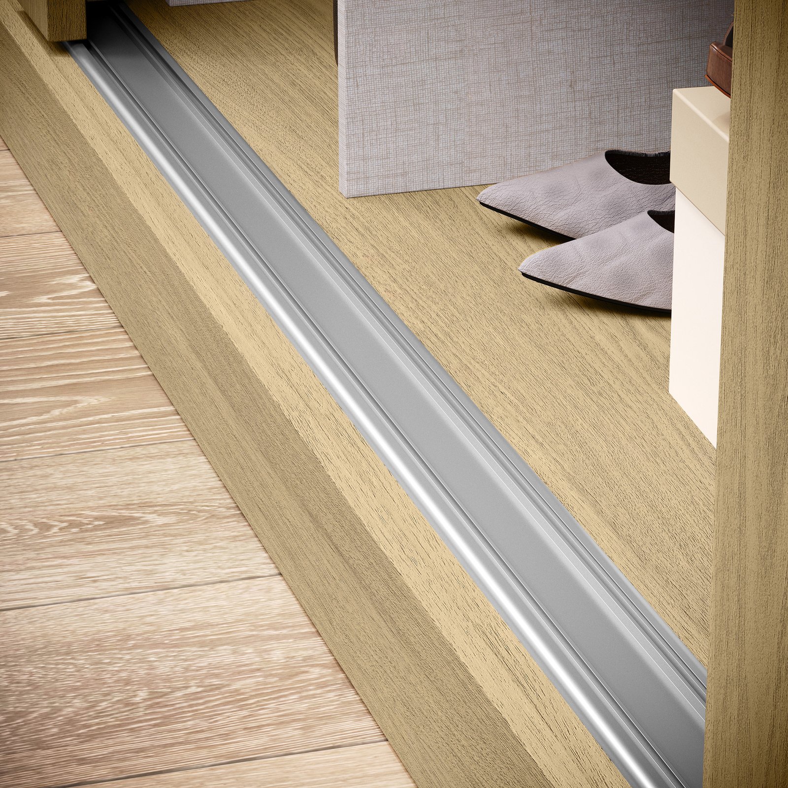 MX - Diferenciais - Trilho Metalico - Roupeiro Tripoli - Castanho+Castanho