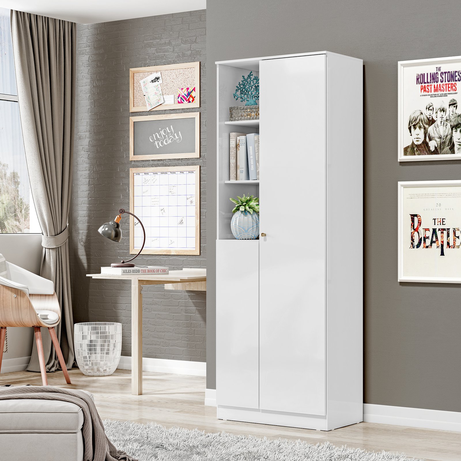 MX Moveis - Ambiente - Multiuso Lince - Branco - Branco