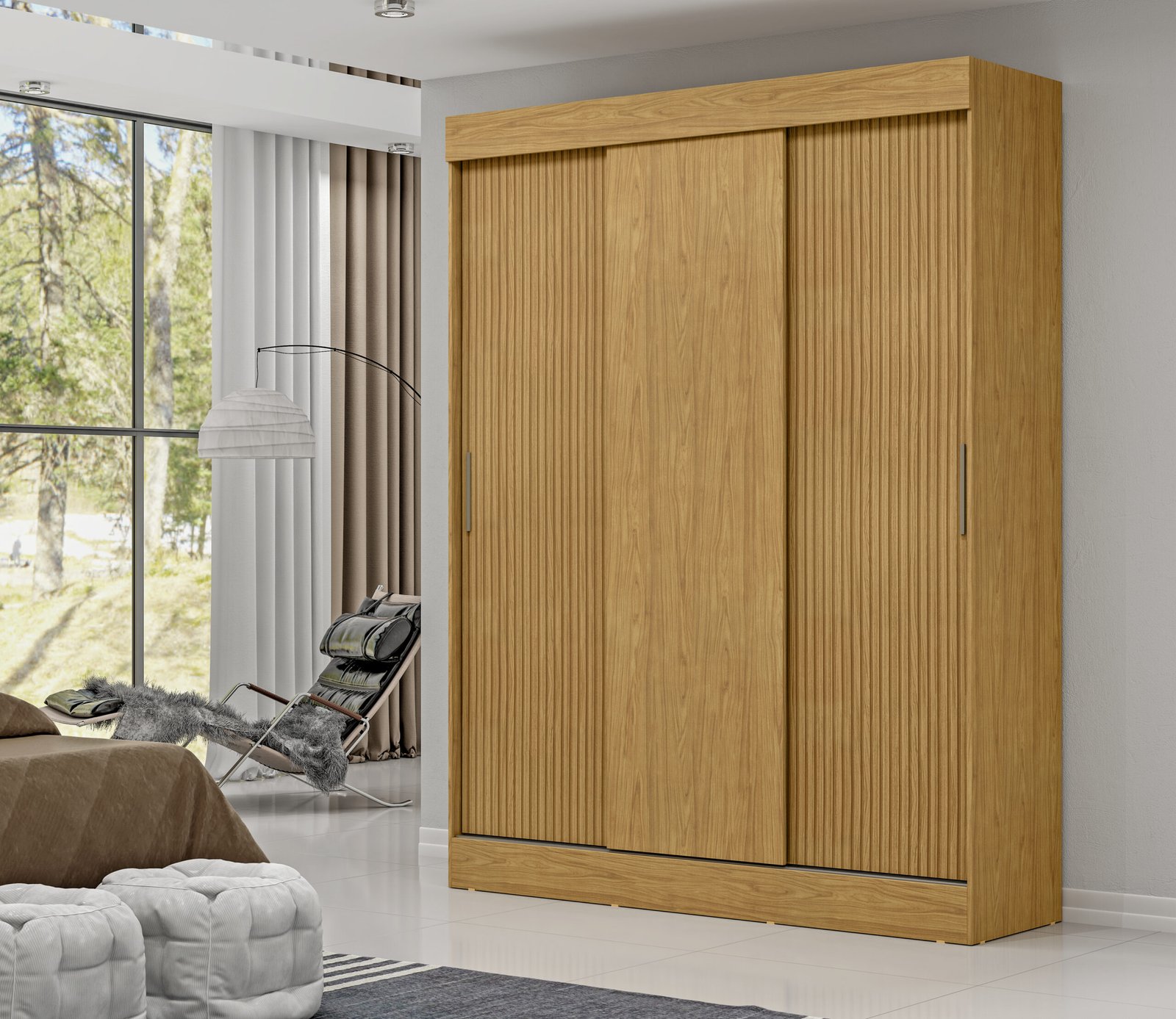 MX Móveis - Ambiente - Roupeiro Sirius - Marrocos+Marrocos+Ripado