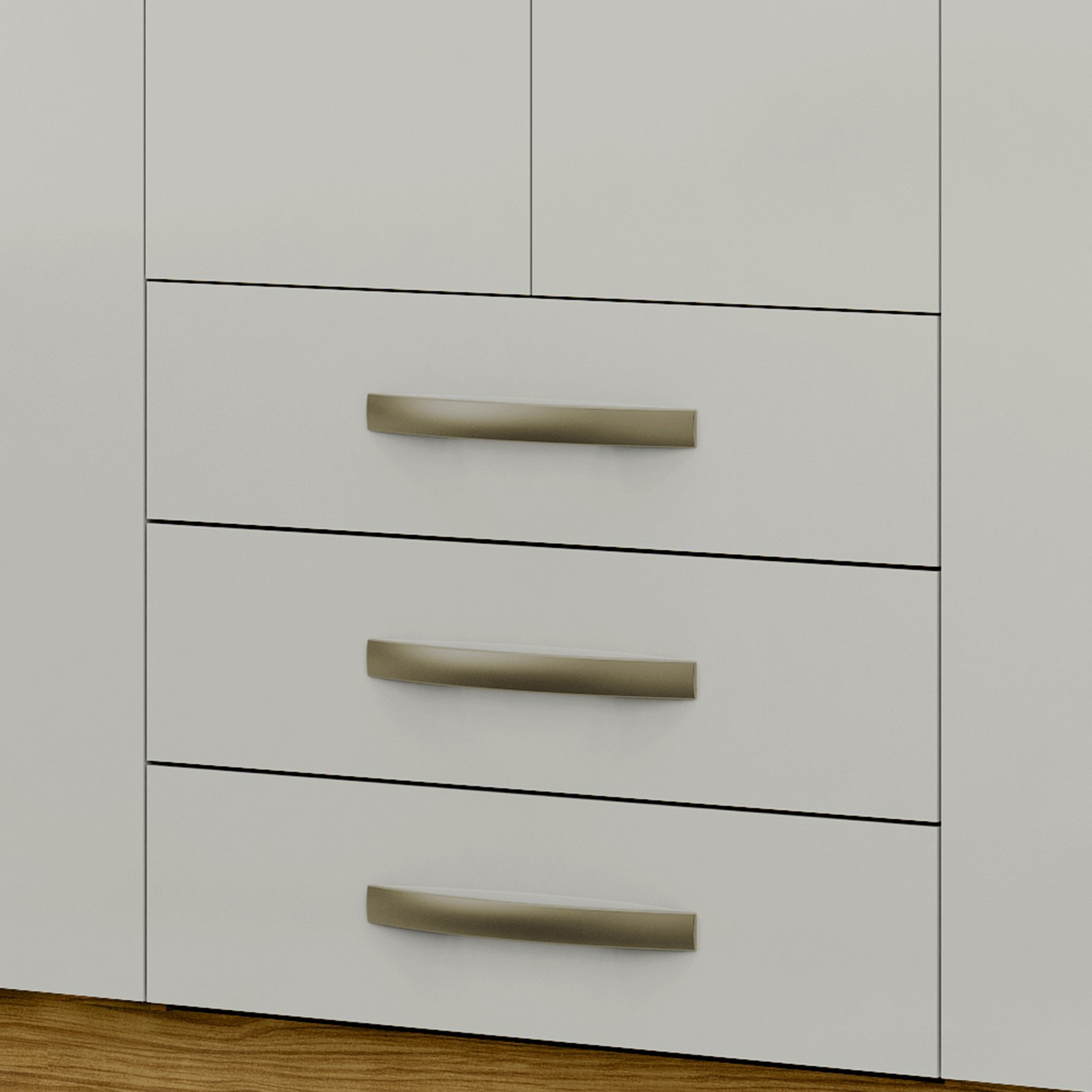 MX Moveis - Detalhe 2 - Roupeiro Toledo 06 Portas - Marrocos+OffWhite