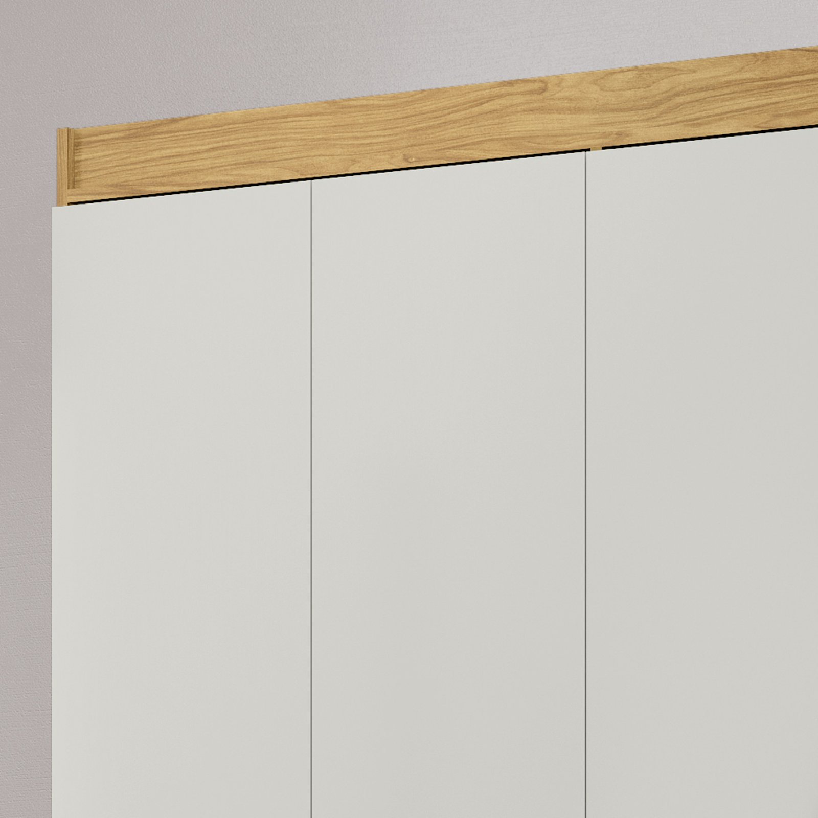 MX Moveis - Detalhe 4 - Roupeiro Toledo 06 Portas - Marrocos+OffWhite