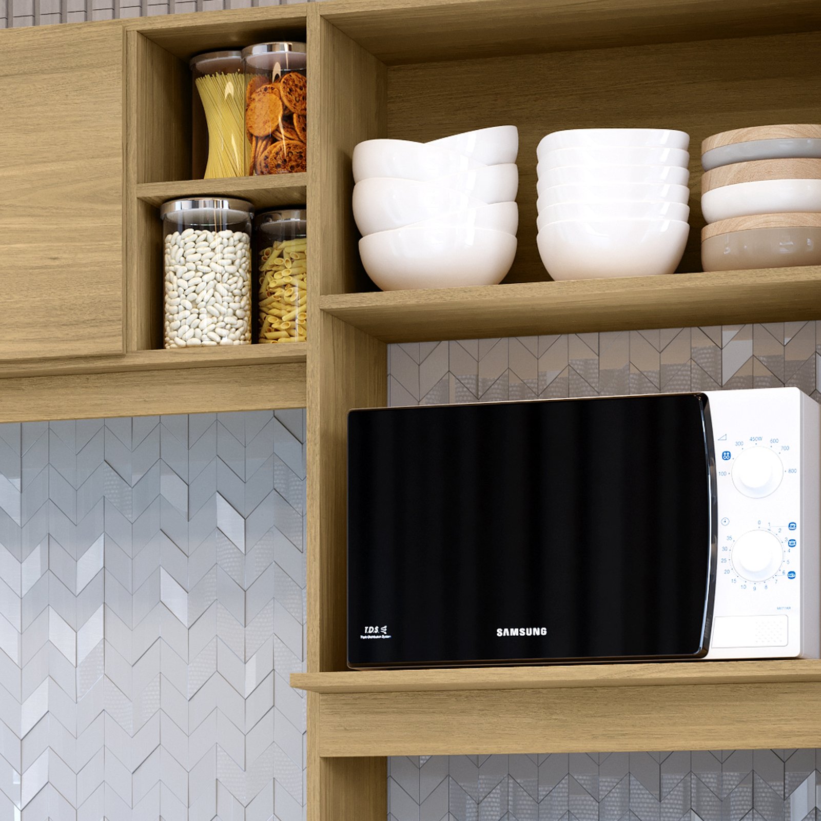 MX Móveis - Diferencial - Cozinha Cloe - Castanho (1)