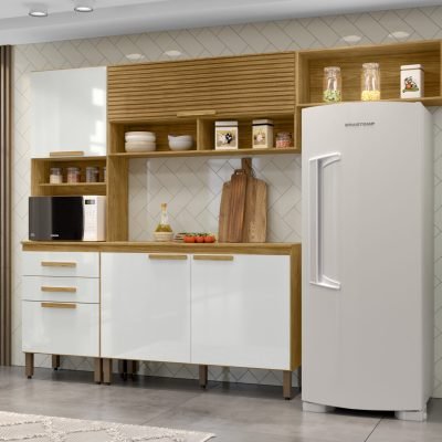 MX - Ambiente - Cozinha Sara - Modelo 2.3 - Marrocos + OffWhite